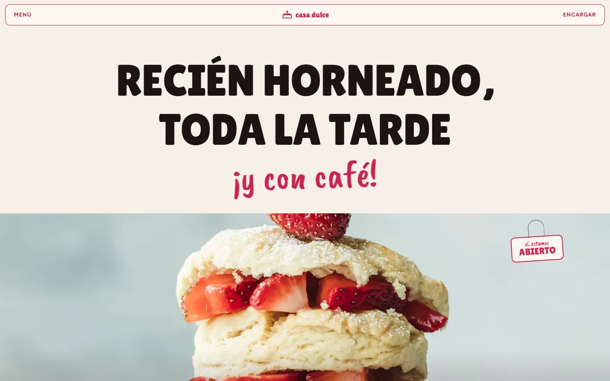 Primera pantalla de Casa Dulce